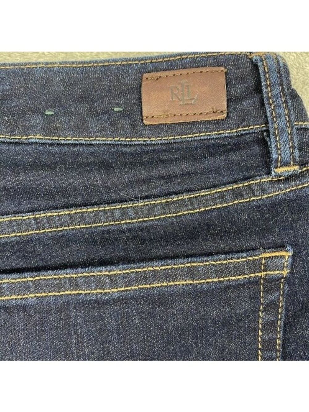 Lauren Ralph Lauren Classic Skinny Curvy Jeans Size 8 - Picture 4 of 7